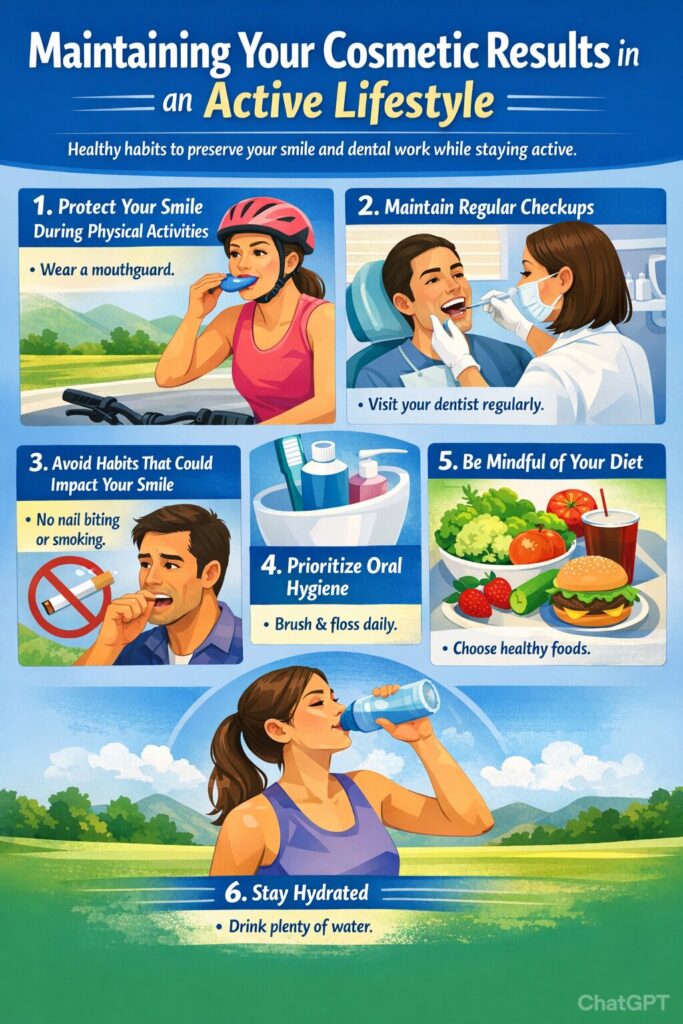 Maintaining Your Cosmetic Results in an Active Lifestyle