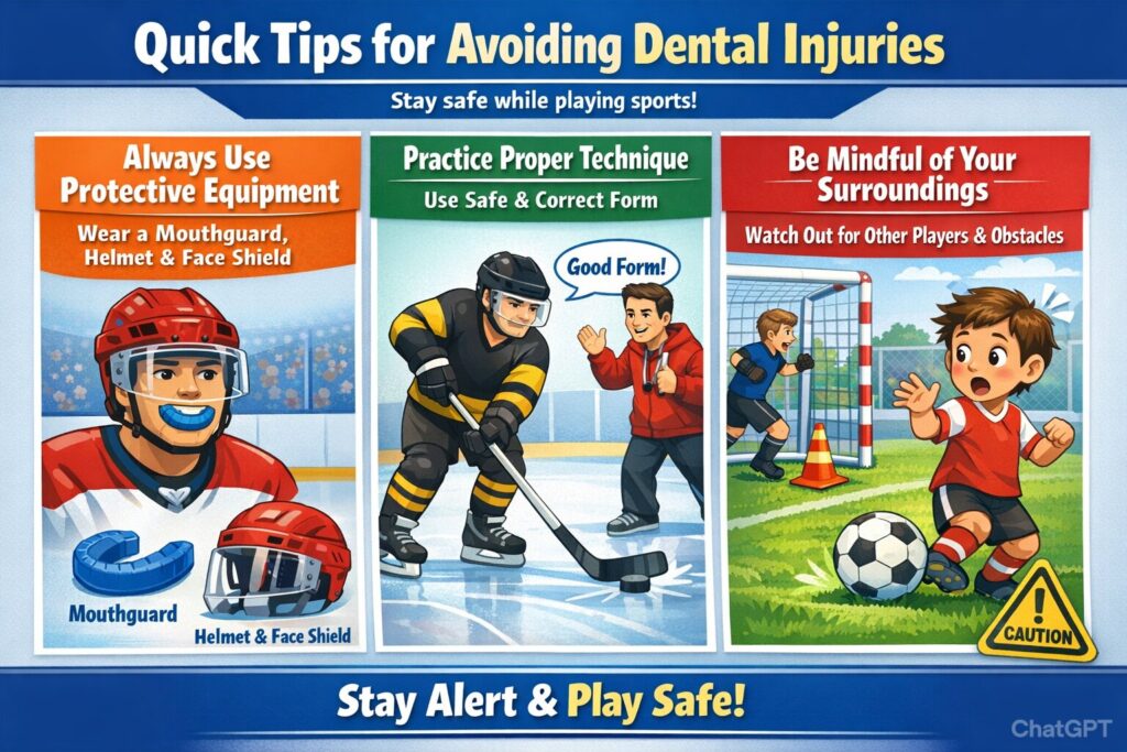 Quick Tips for Avoiding Dental Injuries