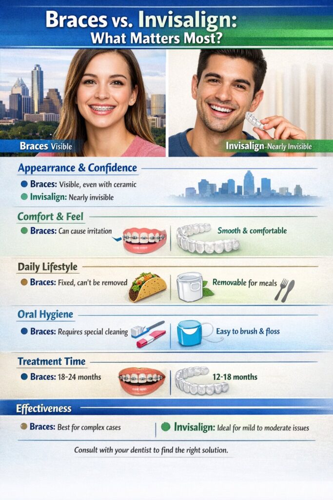 Braces vs Invisalign What Matters Most