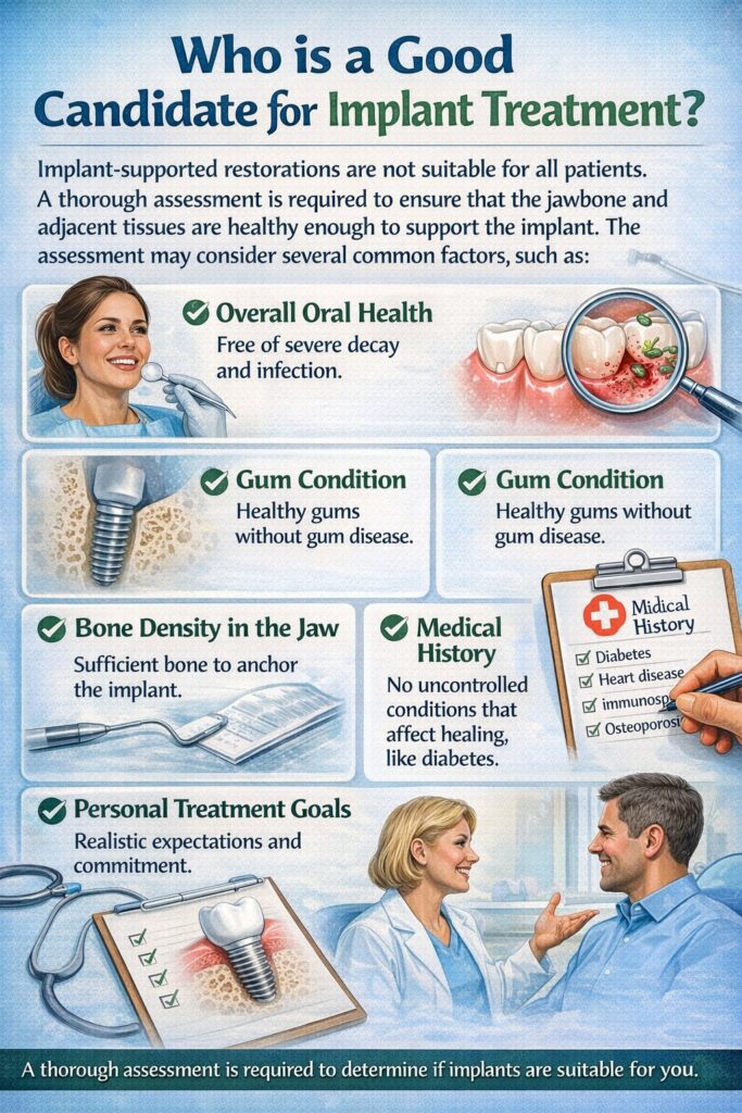 Who is a Good Candidate for Implant Treatment