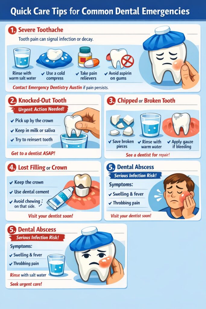 Quick Care Tips for Common Dental Emergencies